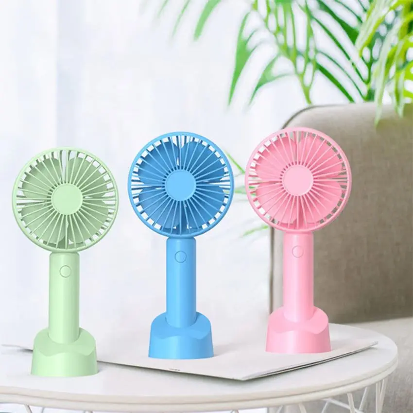 Picture of Rechargeable Lithium Battery Portable Mini Hand Fan - Pink