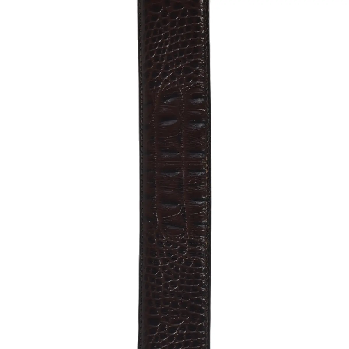 Picture of Pure Leather Belt for Man with crocodile pattern Brown - Brown,One size fits all