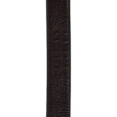 Picture of Pure Leather Belt for Man with crocodile pattern Brown - Brown,One size fits all