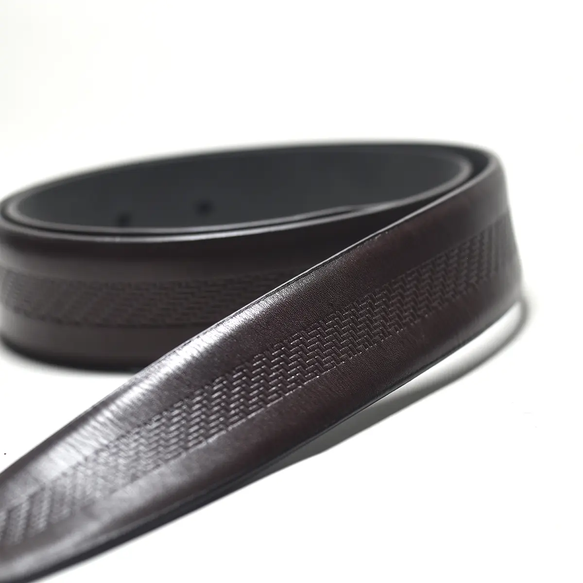 Picture of Pure Leather Belt for Man Brown - Brown,One size fits all
