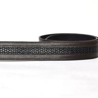Picture of Pure Leather Belt for Man Black