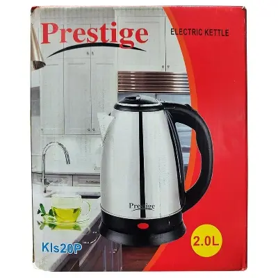Picture of Prestige Electric Kettle - 2 Liter - Silver And Black - Black