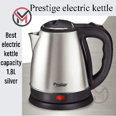 Picture of Prestige Electric Kettle - 2 Liter - Silver And Black - Black
