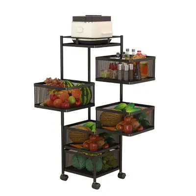 Picture of 5 Layer Square Shape Kitchen Rack