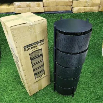 Picture of 5 Layer Round Shape Kitchen Rack