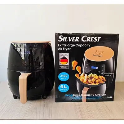 Picture of 2400 Watt Silver Crest Air Fryer Digital Electric Deep Fryers Industrial Silver Crest Air Fryer