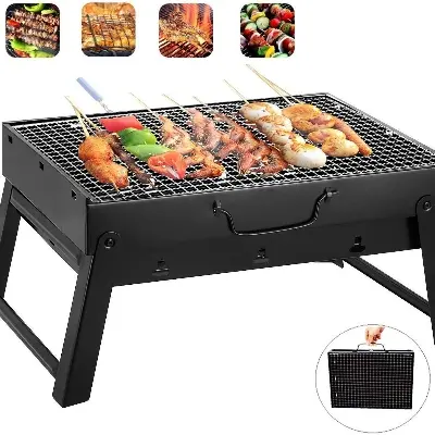 Picture of Portable Barbecue Machine BBQ - Black - Black