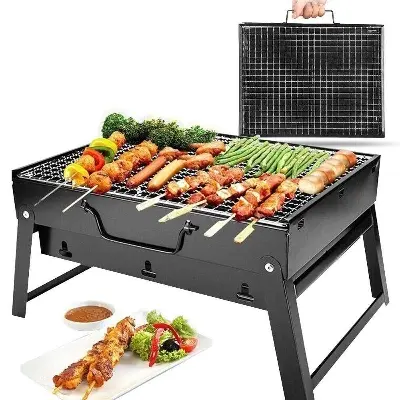 Picture of Portable Barbecue Machine BBQ - Black - Black