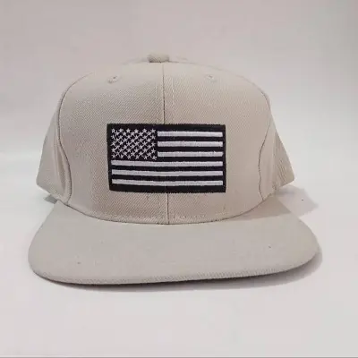 Picture of New Flat Brim Snapback Baseball DJ Cap Deep of white - Off White,Int: One size