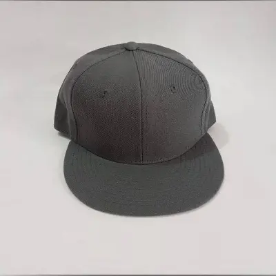 Picture of New Flat Brim Snapback Baseball DJ Cap Deep Black - Off White,Int: One size