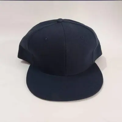 Picture of New Flat Brim Snapback Baseball DJ Cap - Black,Int: One size