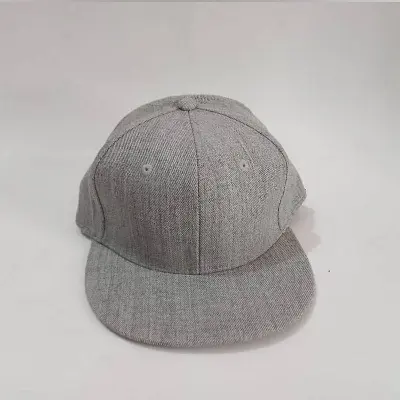 Picture of New Flat Brim Snapback Baseball DJ Cap - Off White,Int: One size