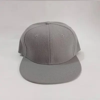 Picture of New Flat Brim Snapback Baseball DJ Cap - Off White,Int: One size