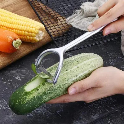 Picture of Multifunctional Zinc Alloy Vegetable Carrot Potato Fruit Peeler Kitchen Tool - Black