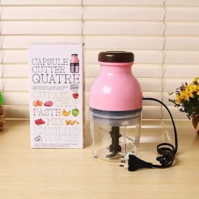 Picture of Multi Purpose Capsule Cutter Quatre Blender System Design Food Processor, Mixer - Multicolor