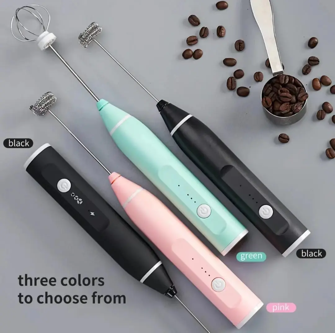 Picture of Mini Electric Handheld Milk Frother Electric Blender with USB Electrical Maker Whisk Mixe - Multicolor