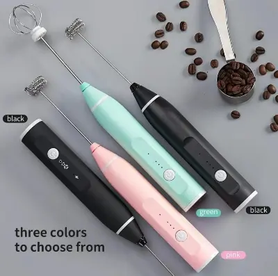 Picture of Mini Electric Handheld Milk Frother Electric Blender with USB Electrical Maker Whisk Mixe - Multicolor