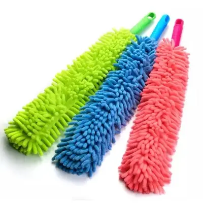 Picture of Microfiber Duster Anti Static Feather Duster Flexible Chenille Cleaning Brush Dust Double-sided Tools Dedusting High Density
