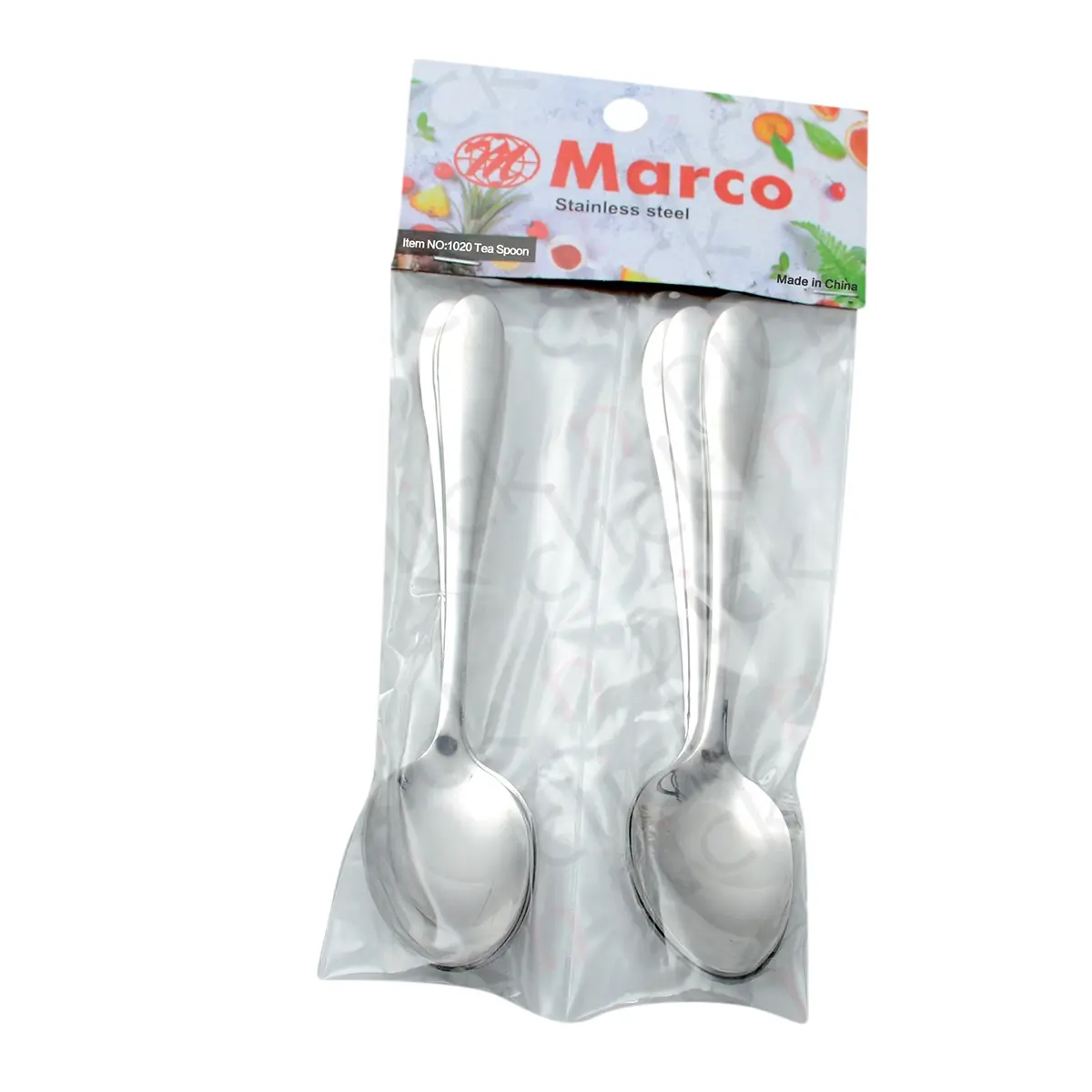 Picture of Marco Stainless Steel Tea Spoon 6pcs (length 6 inches) - Multicolor
