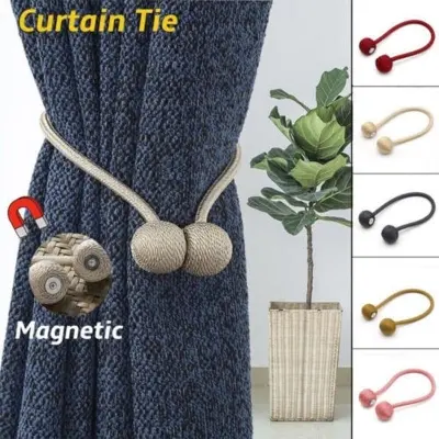 Picture of Magnetic curtain holder, window accessories with buckle 2pcs