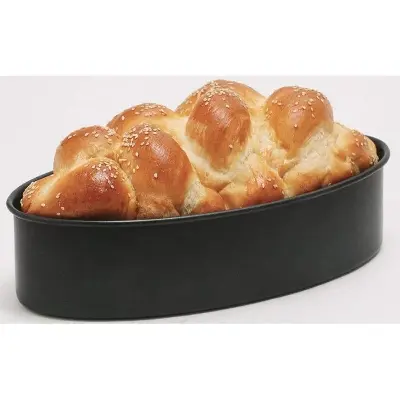 Picture of Magic Mill 12" Heavy Duty Non-Stick Challah Pan - Black