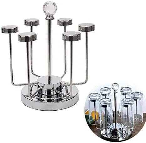 Picture of Luxury Stainless Steel Glass Cup/Mug Holder - Silver