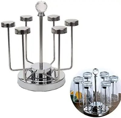 Picture of Luxury Stainless Steel Glass Cup/Mug Holder - Silver