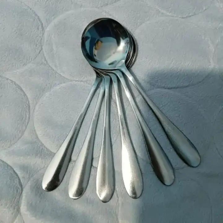 Picture of light Waight 6 pcs stainless steel sup spoon - Silver