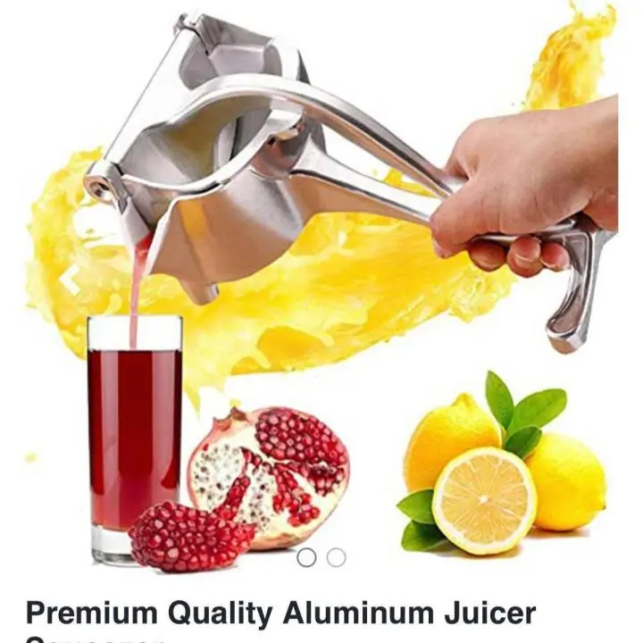 Picture of Lemon Squeezer Aluminium Alloy Manual Fruit Juicer, - Silver