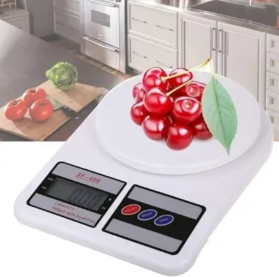 Picture of Kitchen Digital Weighing Scale, Multipurpose, White, 10 Kg - White
