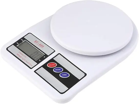 Picture of Kitchen Digital Weighing Scale, Multipurpose, White, 10 Kg - White