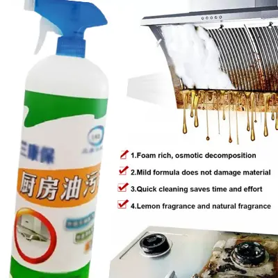 Picture of Kitchen Cleaner Spray for Oil & Grease Stain Remover, All Surface Non-Toxic & Non-Flammable Magic Degreaser Cleaning Spray
