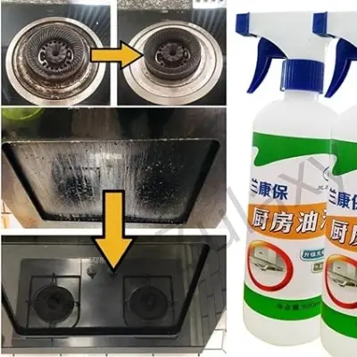 Picture of Kitchen Cleaner Spray for Oil & Grease Stain Remover, All Surface Non-Toxic & Non-Flammable Magic Degreaser Cleaning Spray