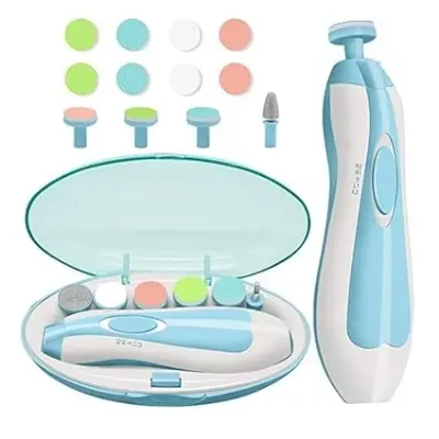 Picture of High Quality Electric Nail Trimmer Set for Newborn Baby | Baby Manicure Set - Multicolor