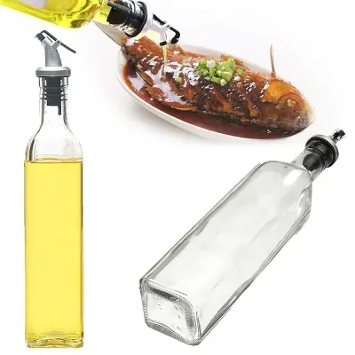 Picture of Glass Cruet Oil pot 500ML - Multicolor