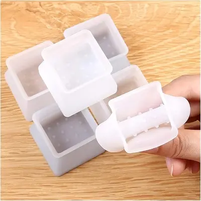 Picture of Furniture Legs 4Pcs Chair Table Foot Cover Protector Furniture Feet Round Non-Slip Leg Caps Corner Floor Safely Pad Floor - Multicolor