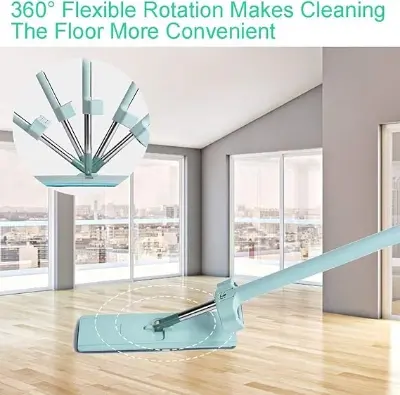 Picture of Flat Floor Mop . Floor Cleaning Healthy Dust Cleaner Mop Easy Cleaning Mop with Removable - Multicolor