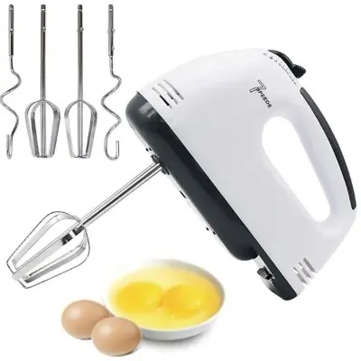 Picture of Electric Egg Beater and Mixer Machine - White