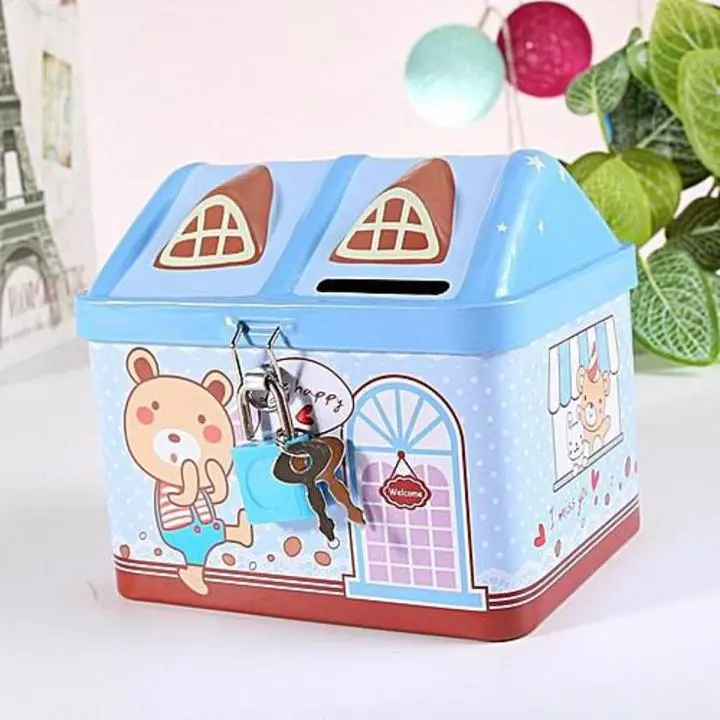 Picture of Coin Box - Metal House Shaped