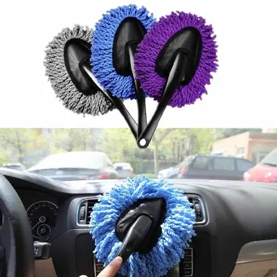 Picture of Car Wash Brush Vehicle Clean Tool Durable Soft Mop - Blue