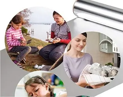 Picture of Aluminum Foil Paper - Versatile Essential For Cooking And Baking - 5M Length For Various Culinary - Silver