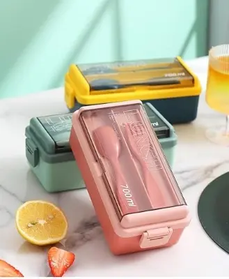 Picture of 700ml Lunch Box Cute Lunch Box - Multicolor