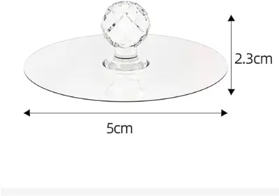 Picture of 6 pcs Diamond Hooks Self Adhesive Drawer Hook - Multicolor