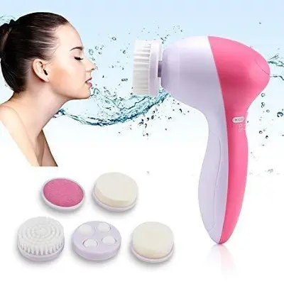 Picture of 5 In 1 Skin Care Massager Beauty Face Wash Electric Cleanser Brush 5 In 1 Skin Care Massager Beauty Face Wash Electric Cleanser Brush - Face