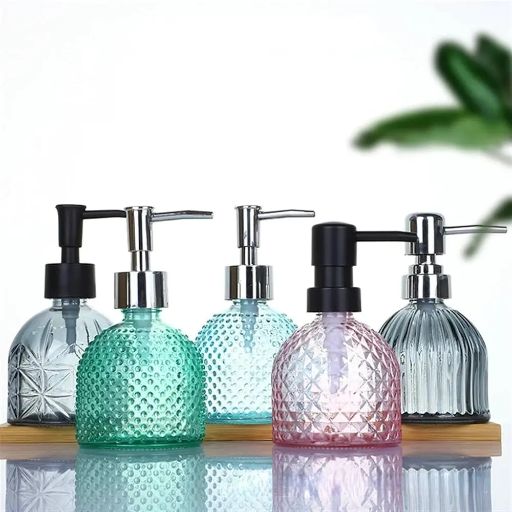 Picture of 250ml Refillable Wash Hand Shampoo Liquid Container Soap Pump Dispenser - Multicolor