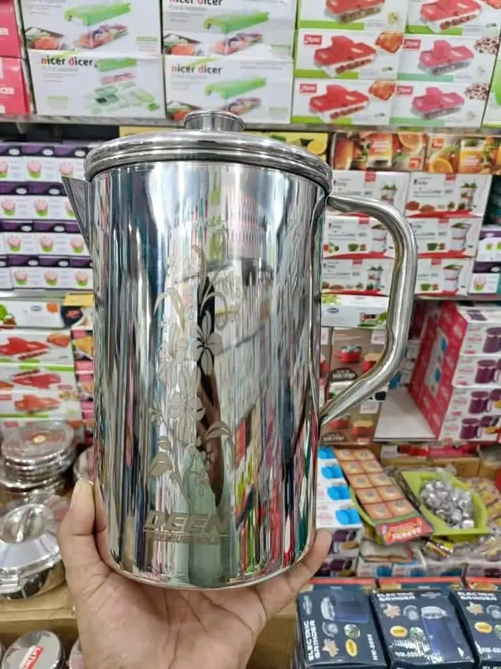Picture of 2 pcs set Stainless steel water jug (3 liter) - siver