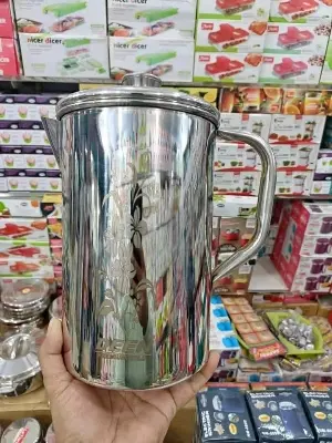 Picture of 2 pcs set Stainless steel water jug (3 liter) - siver