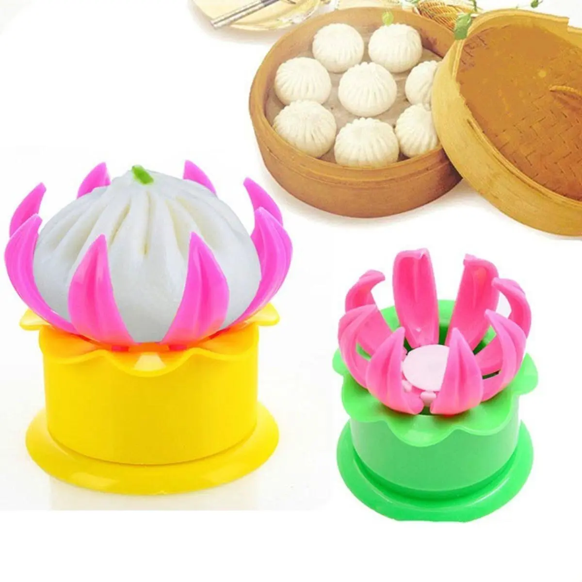 Picture of 1Pcs - Kitchen Accessories Steamed Stuffed Bun Making Mold Baking - Multicolor
