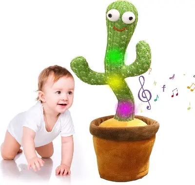 Picture of Dancing cactus can twist can sing to learn to speak swing - Green