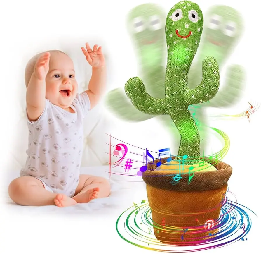 Picture of Dancing cactus can twist can sing to learn to speak swing - Green